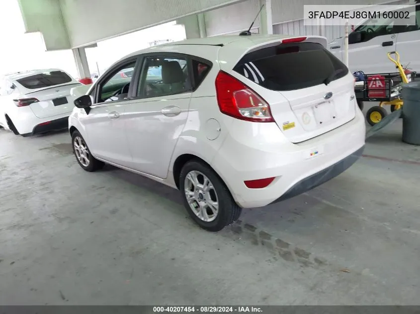 3FADP4EJ8GM160002 2016 Ford Fiesta Se