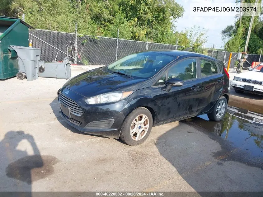 3FADP4EJ0GM203974 2016 Ford Fiesta Se