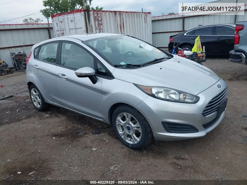 3FADP4EJ0GM112297 2016 Ford Fiesta Se