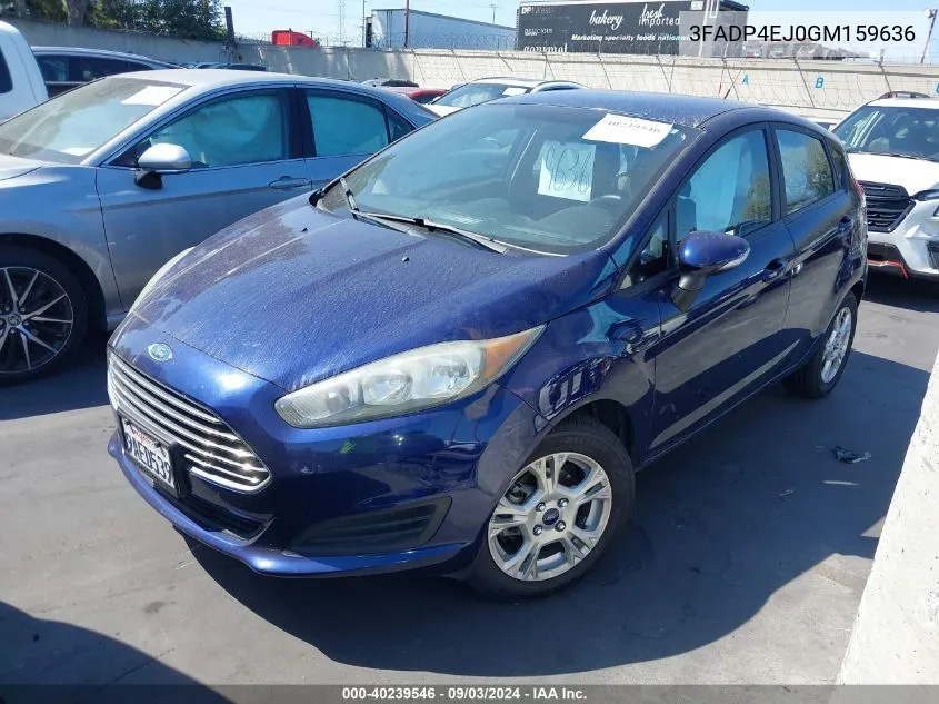 2016 Ford Fiesta Se VIN: 3FADP4EJ0GM159636 Lot: 40239546