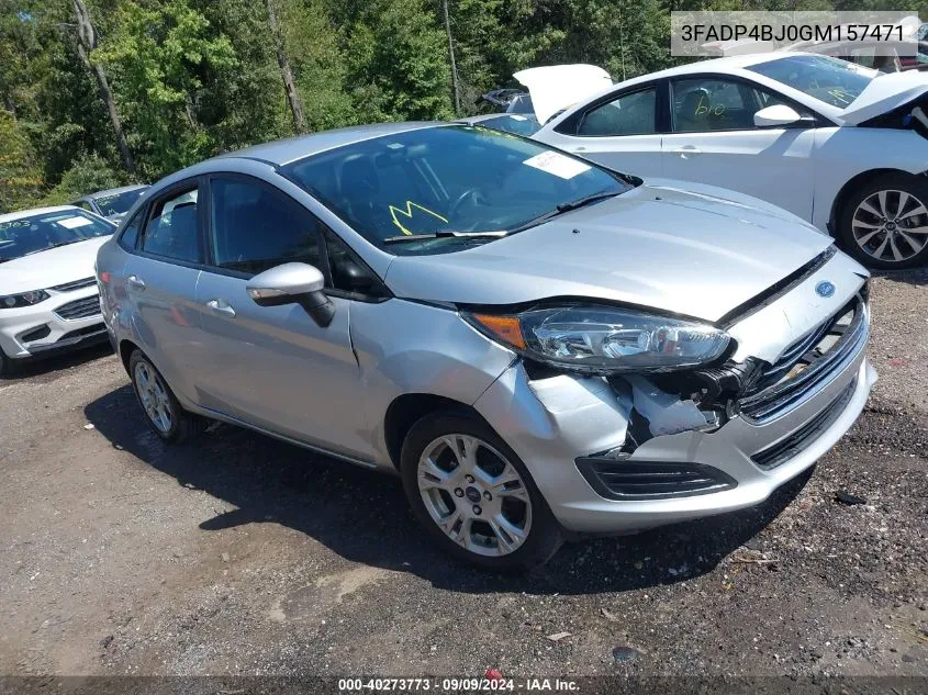 2016 Ford Fiesta Se VIN: 3FADP4BJ0GM157471 Lot: 40273773