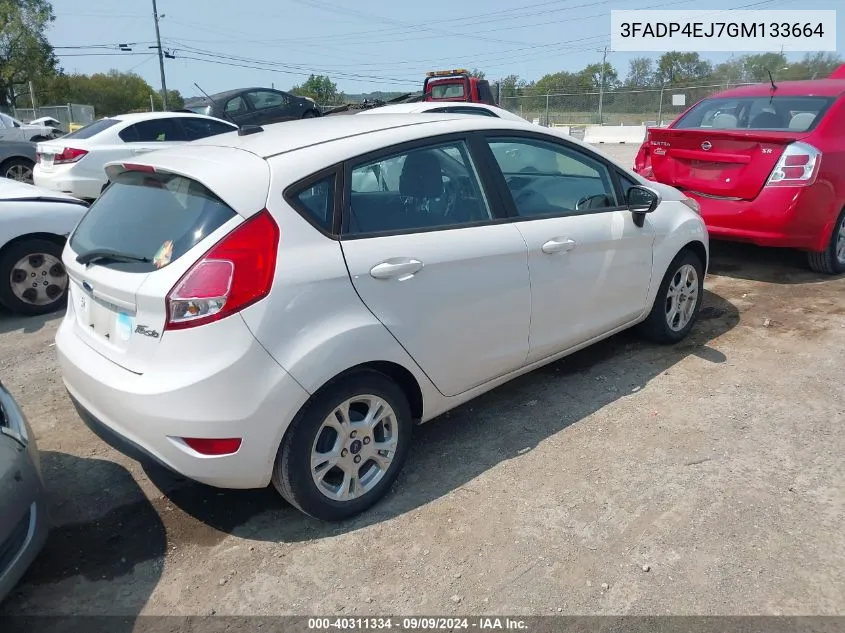 2016 Ford Fiesta Se VIN: 3FADP4EJ7GM133664 Lot: 40311334