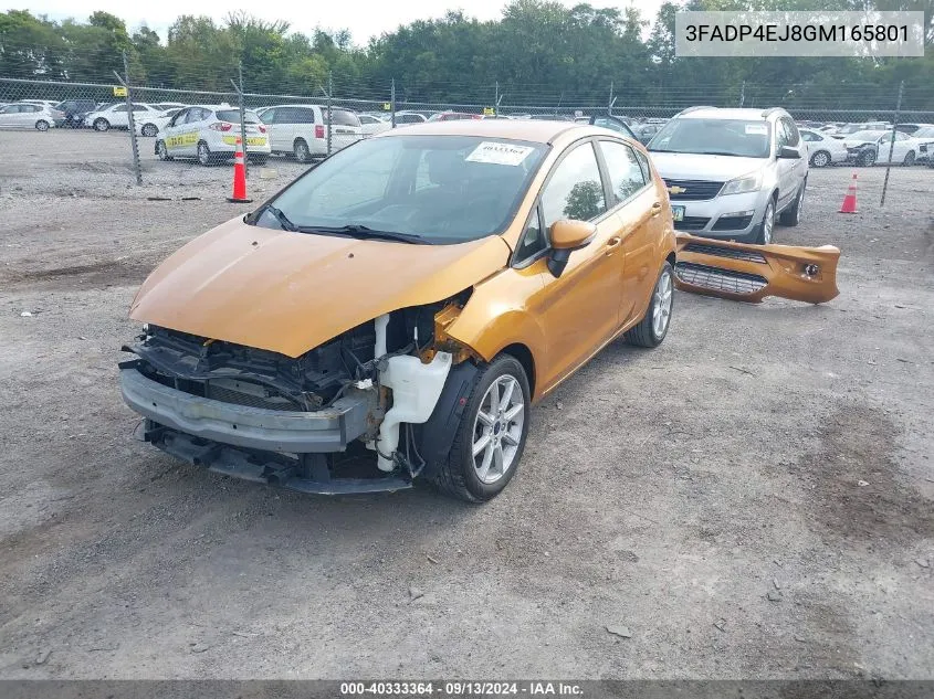 3FADP4EJ8GM165801 2016 Ford Fiesta Se