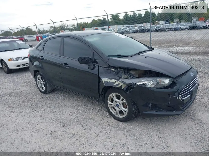 2016 Ford Fiesta Se VIN: 3FADP4BJ1GM130313 Lot: 40344196