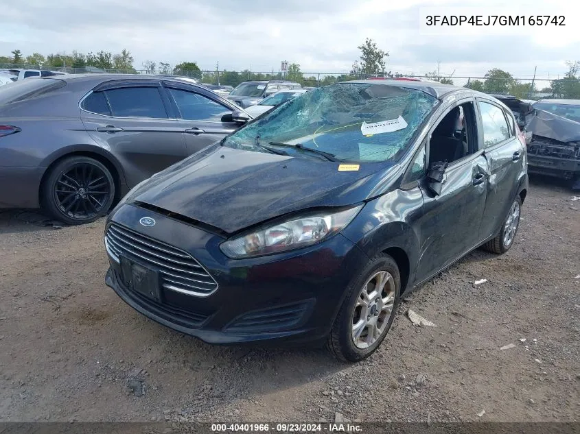 3FADP4EJ7GM165742 2016 Ford Fiesta Se