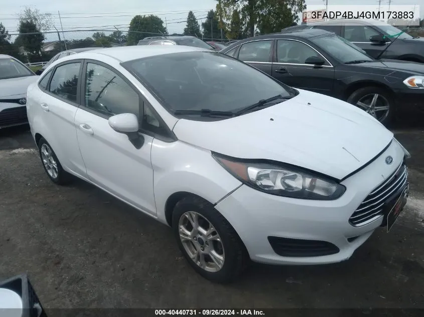 2016 Ford Fiesta Se VIN: 3FADP4BJ4GM173883 Lot: 40440731