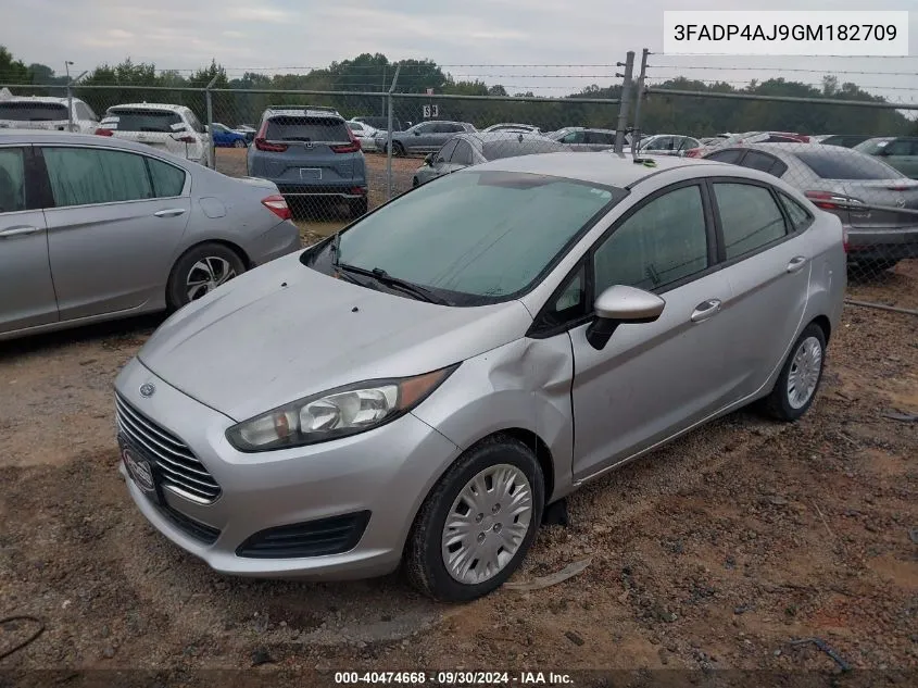 2016 Ford Fiesta S VIN: 3FADP4AJ9GM182709 Lot: 40474668