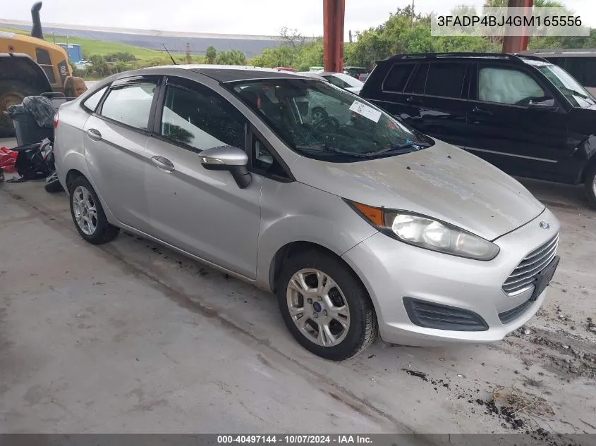 2016 Ford Fiesta Se VIN: 3FADP4BJ4GM165556 Lot: 40497144