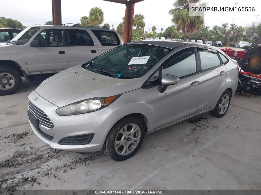 2016 Ford Fiesta Se VIN: 3FADP4BJ4GM165556 Lot: 40497144