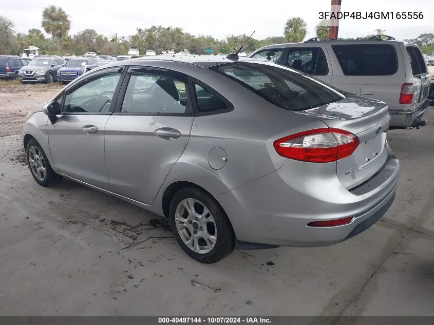 2016 Ford Fiesta Se VIN: 3FADP4BJ4GM165556 Lot: 40497144