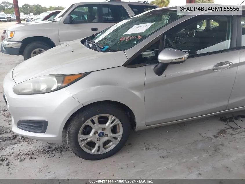 2016 Ford Fiesta Se VIN: 3FADP4BJ4GM165556 Lot: 40497144