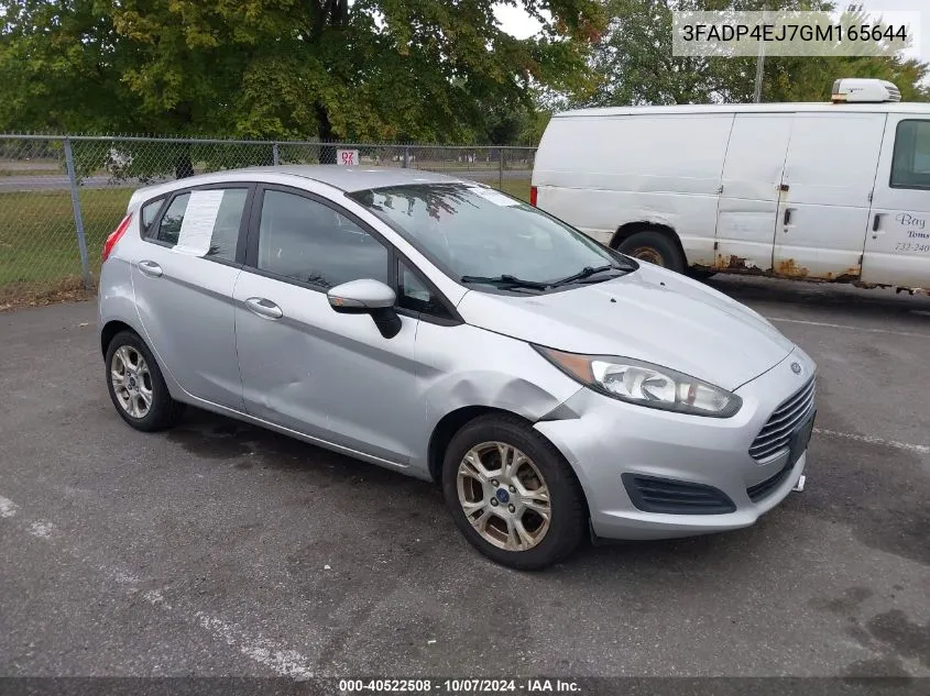 2016 Ford Fiesta Se VIN: 3FADP4EJ7GM165644 Lot: 40522508