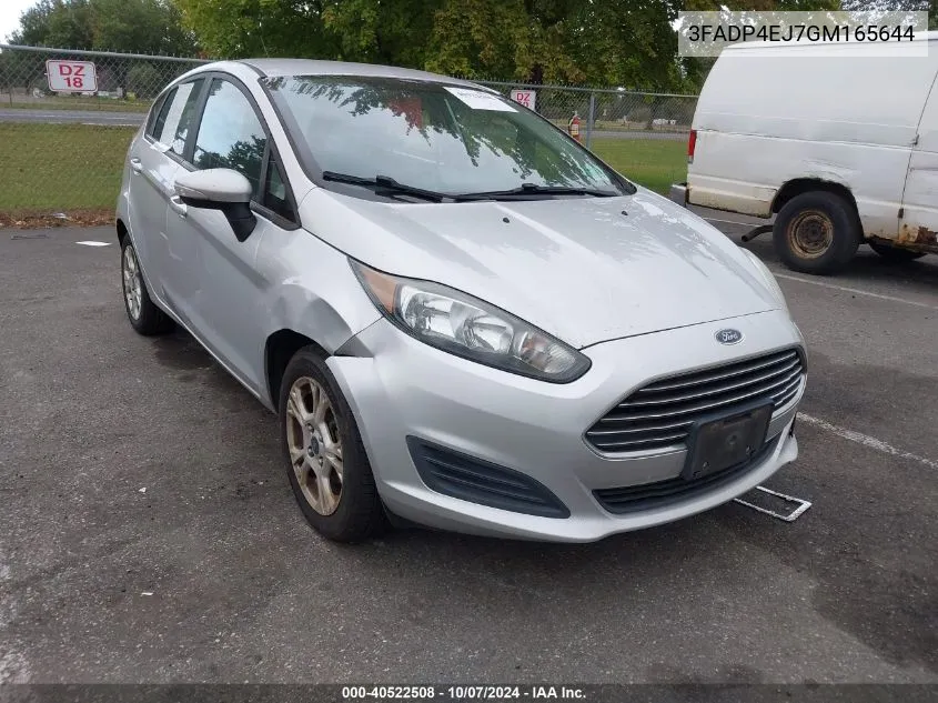 2016 Ford Fiesta Se VIN: 3FADP4EJ7GM165644 Lot: 40522508