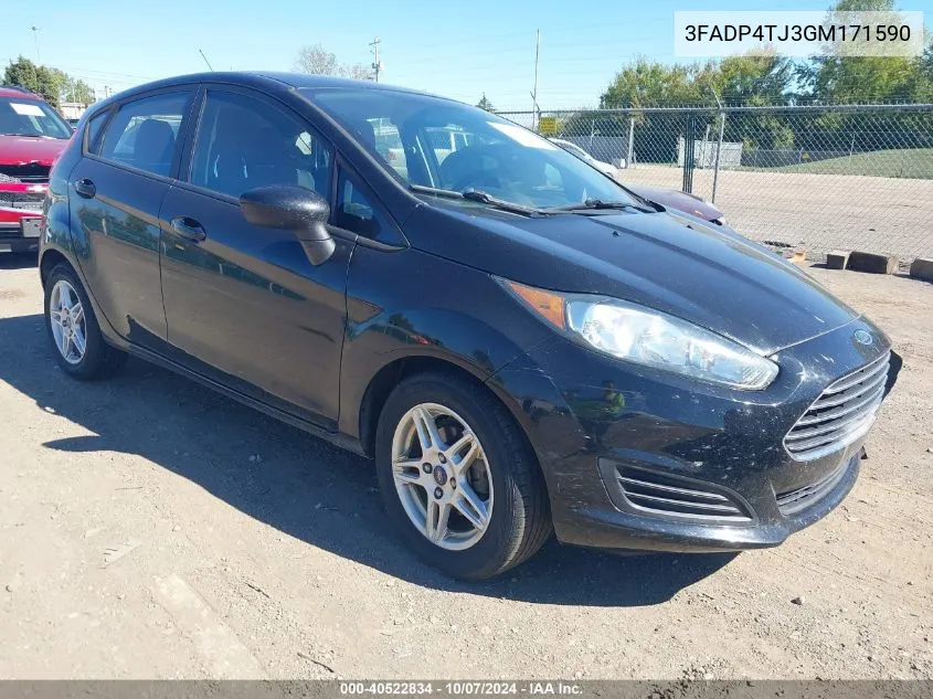 2016 Ford Fiesta S VIN: 3FADP4TJ3GM171590 Lot: 40522834