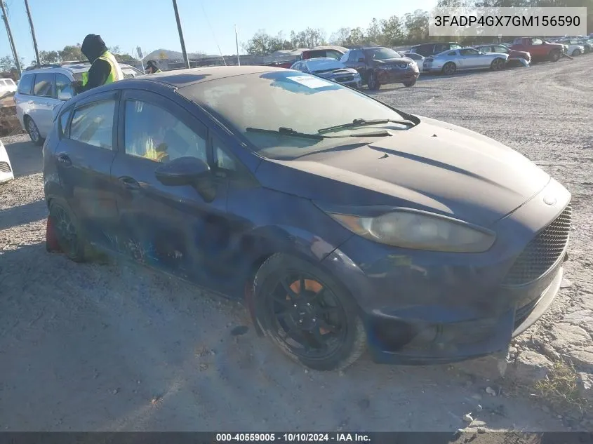 2016 Ford Fiesta St VIN: 3FADP4GX7GM156590 Lot: 40559005