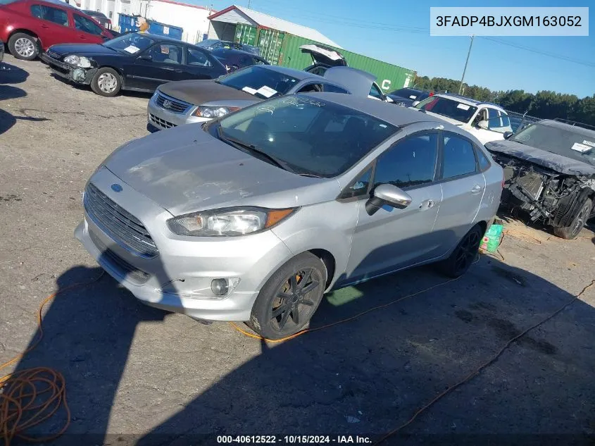 2016 Ford Fiesta Se VIN: 3FADP4BJXGM163052 Lot: 40612522