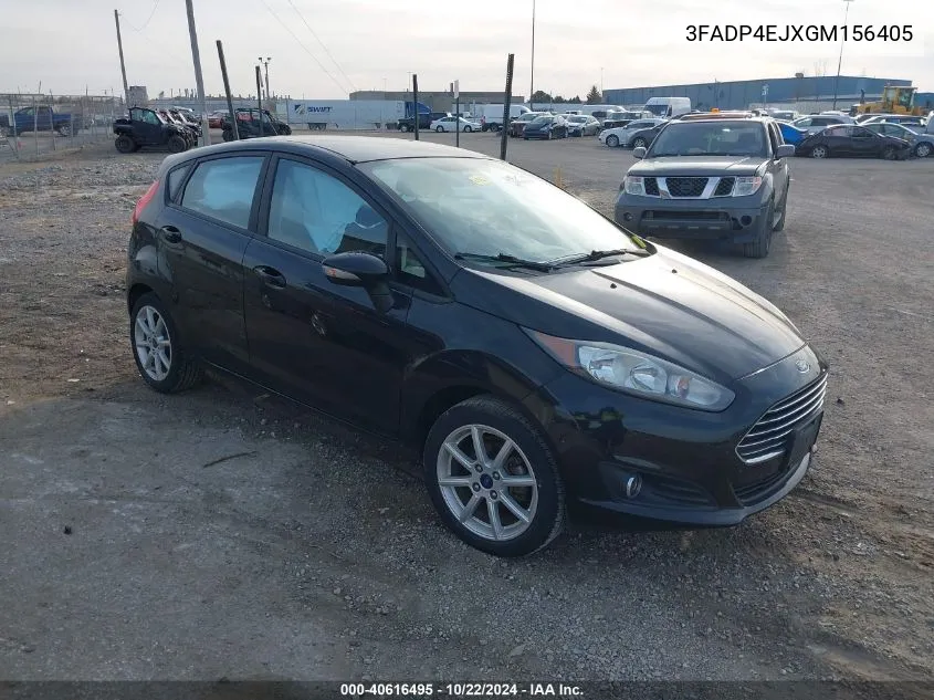 2016 Ford Fiesta Se VIN: 3FADP4EJXGM156405 Lot: 40616495