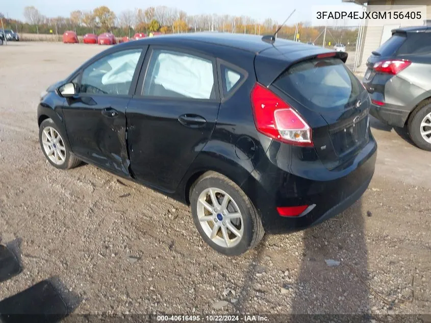 2016 Ford Fiesta Se VIN: 3FADP4EJXGM156405 Lot: 40616495