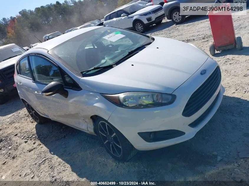 2016 Ford Fiesta Se VIN: 3FADP4EJ9GM164298 Lot: 40652499