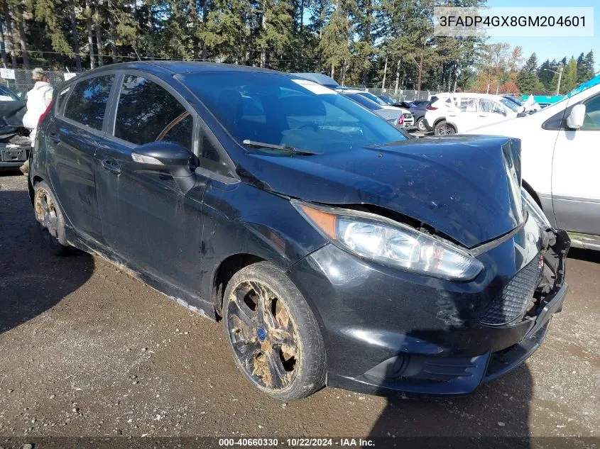 2016 Ford Fiesta St VIN: 3FADP4GX8GM204601 Lot: 40660330