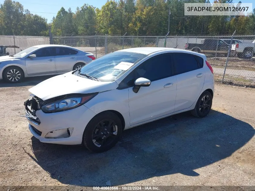 2016 Ford Fiesta Se VIN: 3FADP4EJ9GM126697 Lot: 40663566