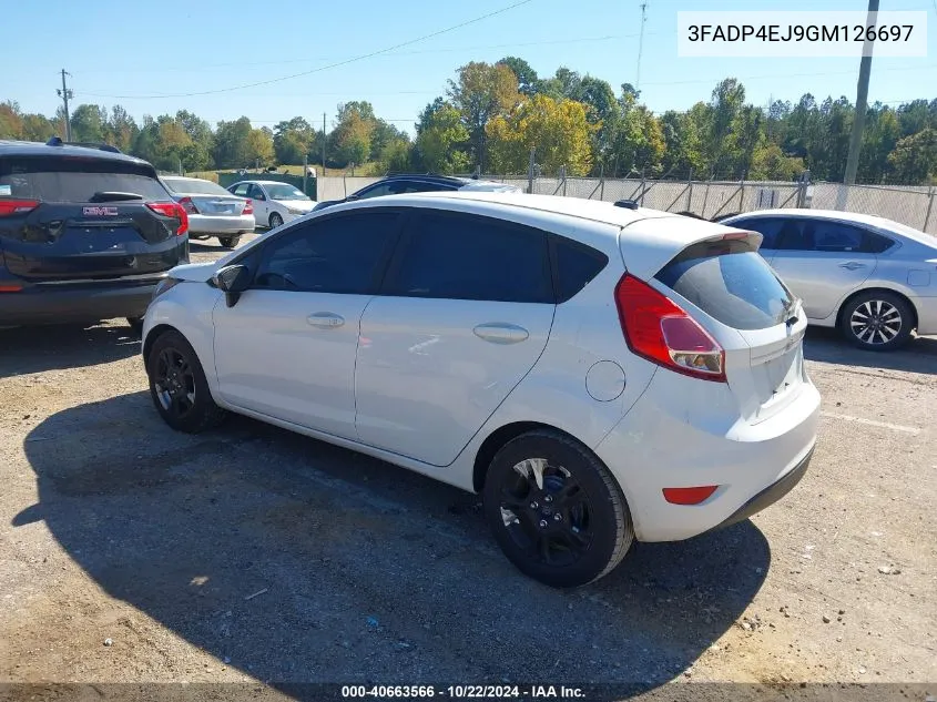 2016 Ford Fiesta Se VIN: 3FADP4EJ9GM126697 Lot: 40663566