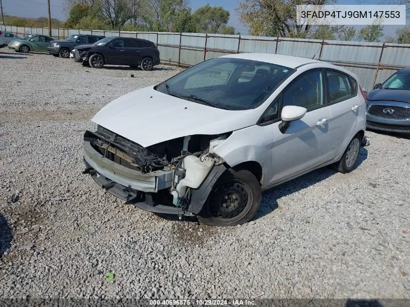 2016 Ford Fiesta S VIN: 3FADP4TJ9GM147553 Lot: 40696875