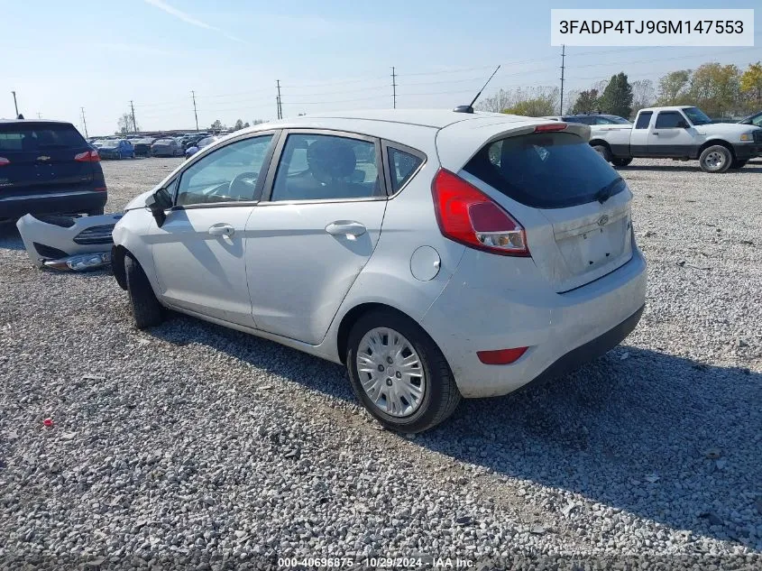 2016 Ford Fiesta S VIN: 3FADP4TJ9GM147553 Lot: 40696875