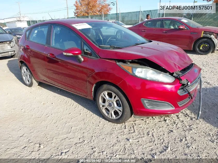 2016 Ford Fiesta Se VIN: 3FADP4EJ0GM157501 Lot: 40709162