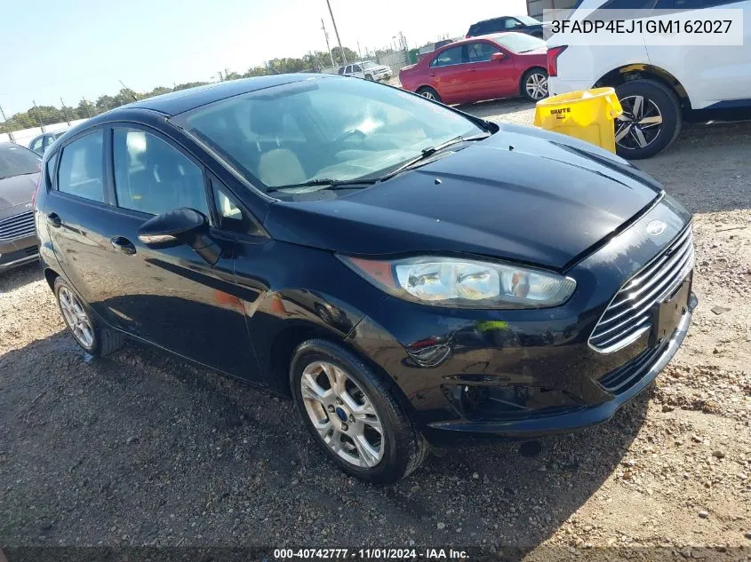 2016 Ford Fiesta Se VIN: 3FADP4EJ1GM162027 Lot: 40742777