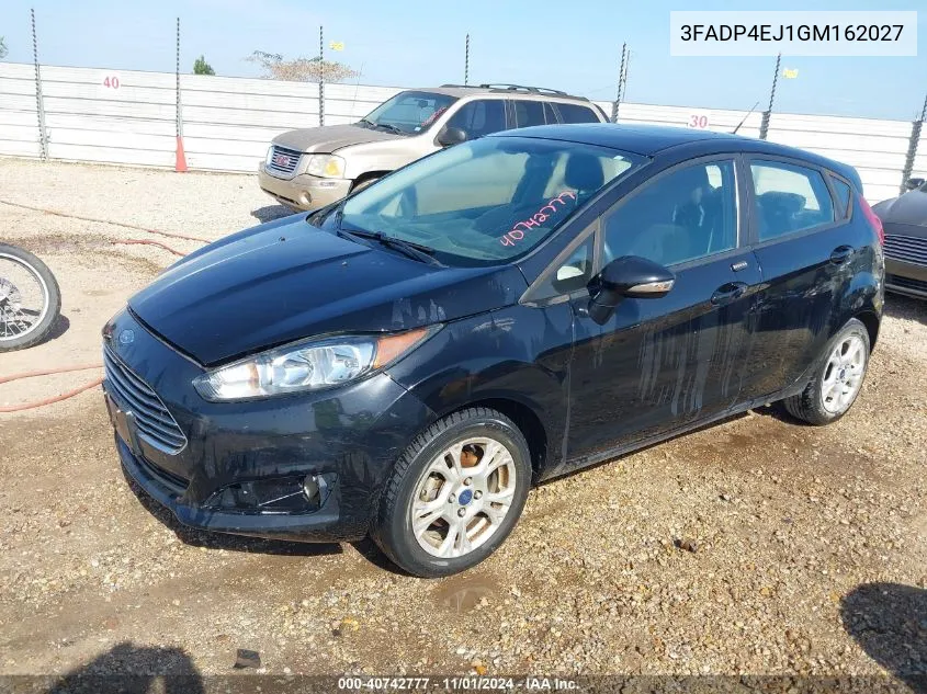 2016 Ford Fiesta Se VIN: 3FADP4EJ1GM162027 Lot: 40742777