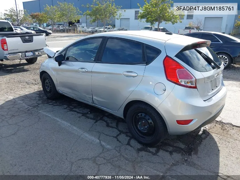 2016 Ford Fiesta S VIN: 3FADP4TJ8GM185761 Lot: 40777938