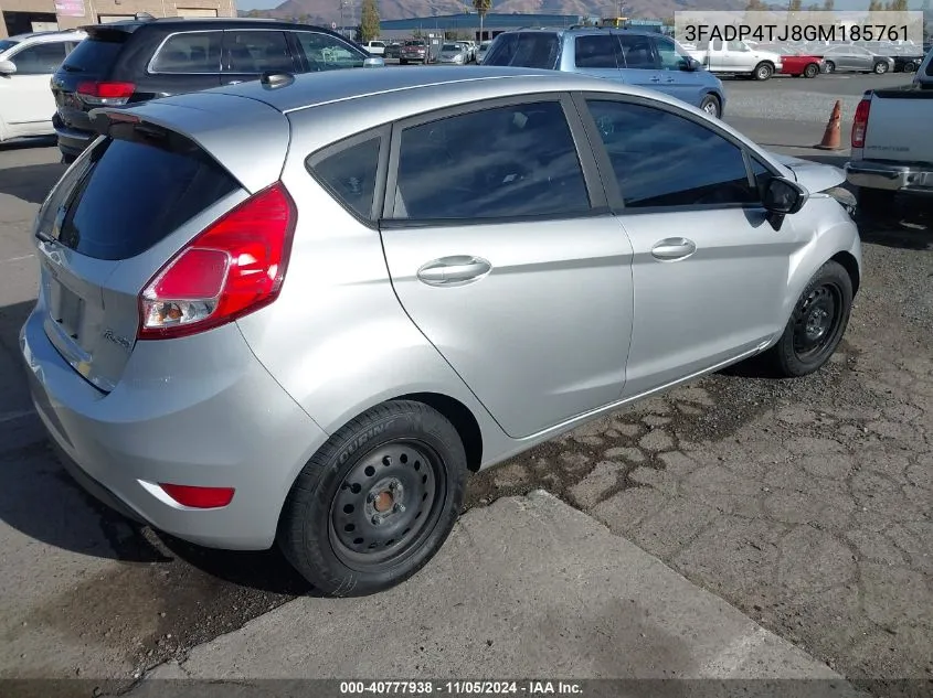 2016 Ford Fiesta S VIN: 3FADP4TJ8GM185761 Lot: 40777938