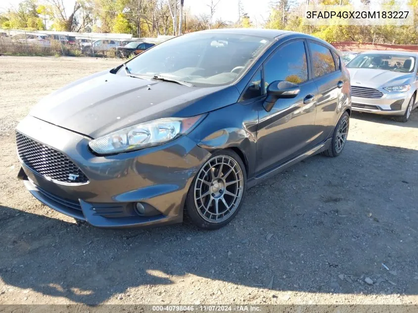 2016 Ford Fiesta St VIN: 3FADP4GX2GM183227 Lot: 40798046