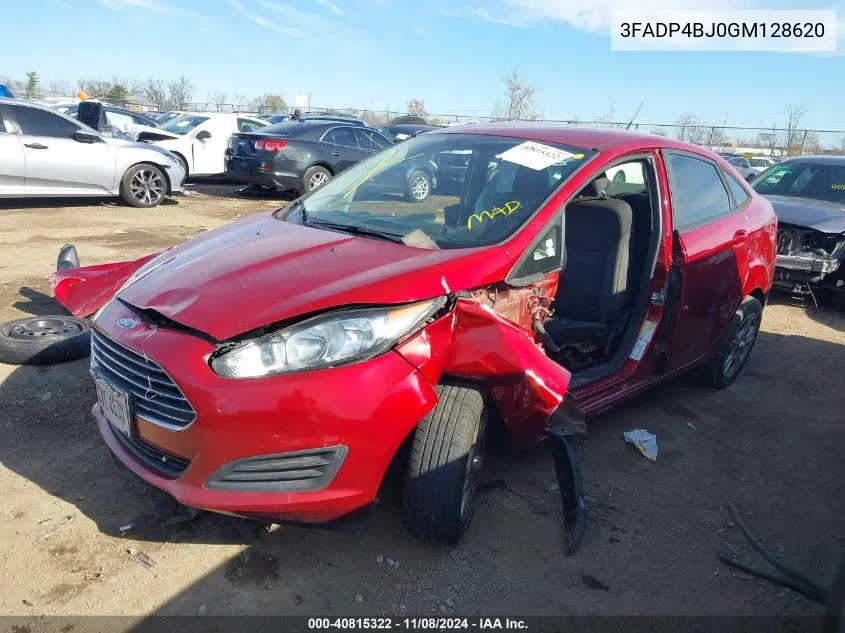 2016 Ford Fiesta Se VIN: 3FADP4BJ0GM128620 Lot: 40815322