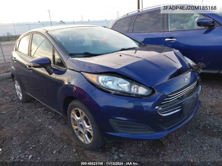 2016 Ford Fiesta Se VIN: 3FADP4EJ2GM185168 Lot: 40823108