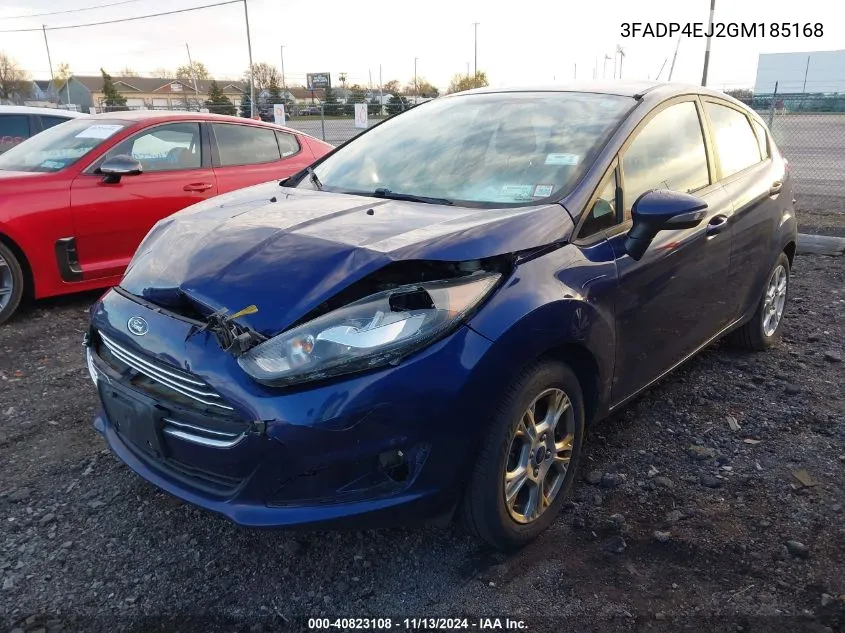 2016 Ford Fiesta Se VIN: 3FADP4EJ2GM185168 Lot: 40823108