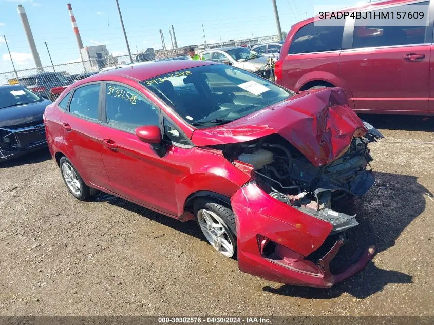 2017 Ford Fiesta Se VIN: 3FADP4BJ1HM157609 Lot: 39302578