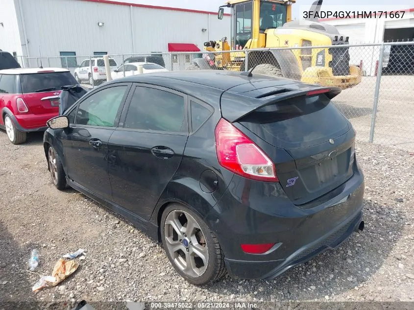 2017 Ford Fiesta St VIN: 3FADP4GX1HM171667 Lot: 39475022