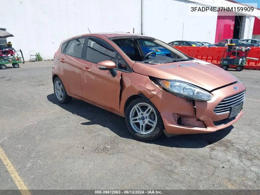 2017 Ford Fiesta Se VIN: 3FADP4EJ7HM159909 Lot: 39612063