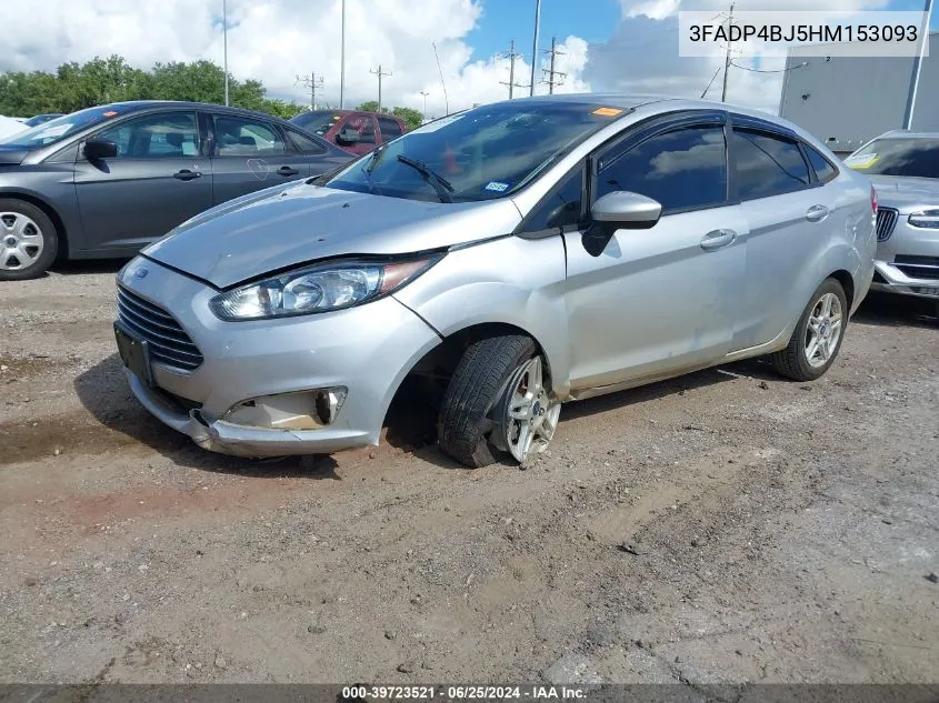 2017 Ford Fiesta Se VIN: 3FADP4BJ5HM153093 Lot: 39723521