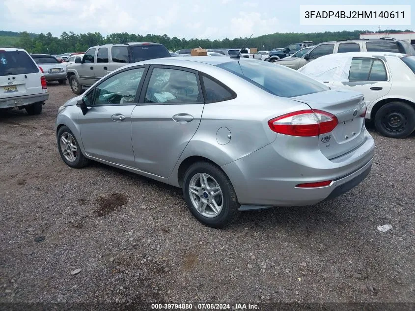 3FADP4BJ2HM140611 2017 Ford Fiesta Se