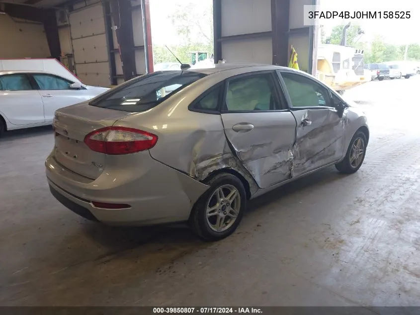 2017 Ford Fiesta Se VIN: 3FADP4BJ0HM158525 Lot: 39850807