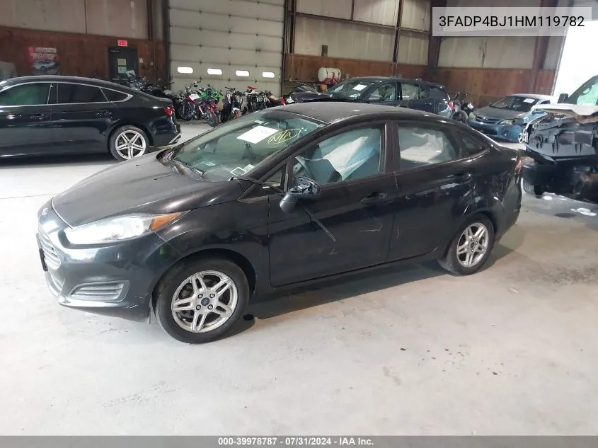 2017 Ford Fiesta Se VIN: 3FADP4BJ1HM119782 Lot: 39978787