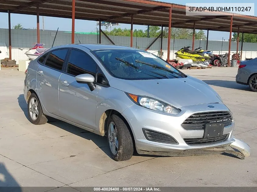 3FADP4BJ0HM110247 2017 Ford Fiesta Se