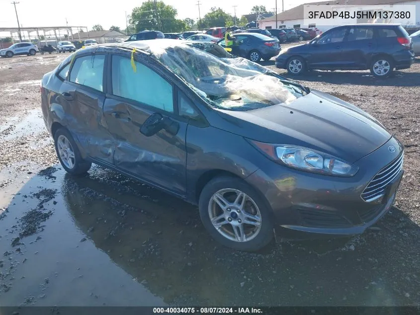 3FADP4BJ5HM137380 2017 Ford Fiesta Se