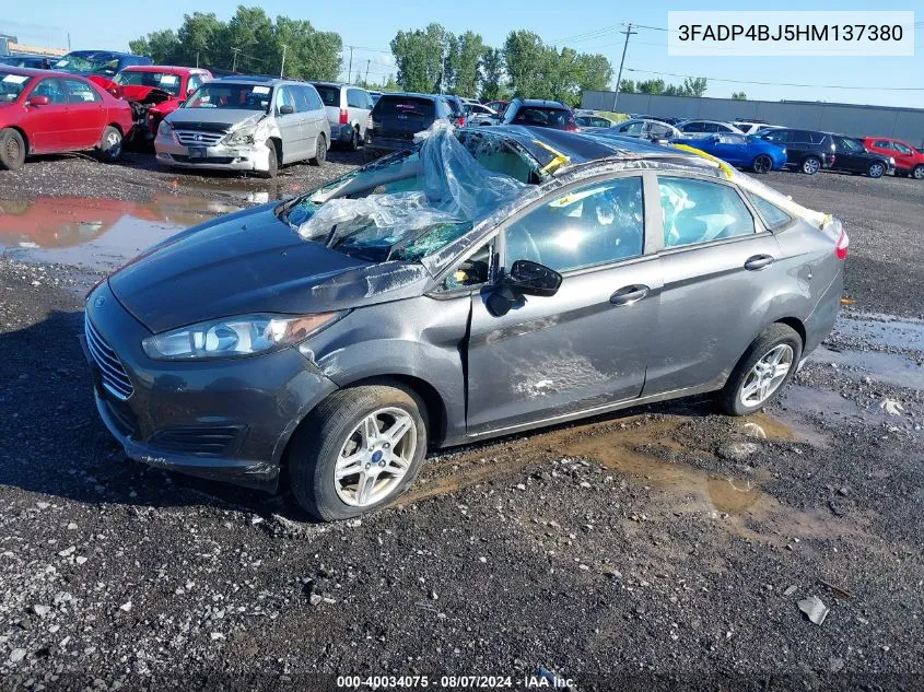 3FADP4BJ5HM137380 2017 Ford Fiesta Se