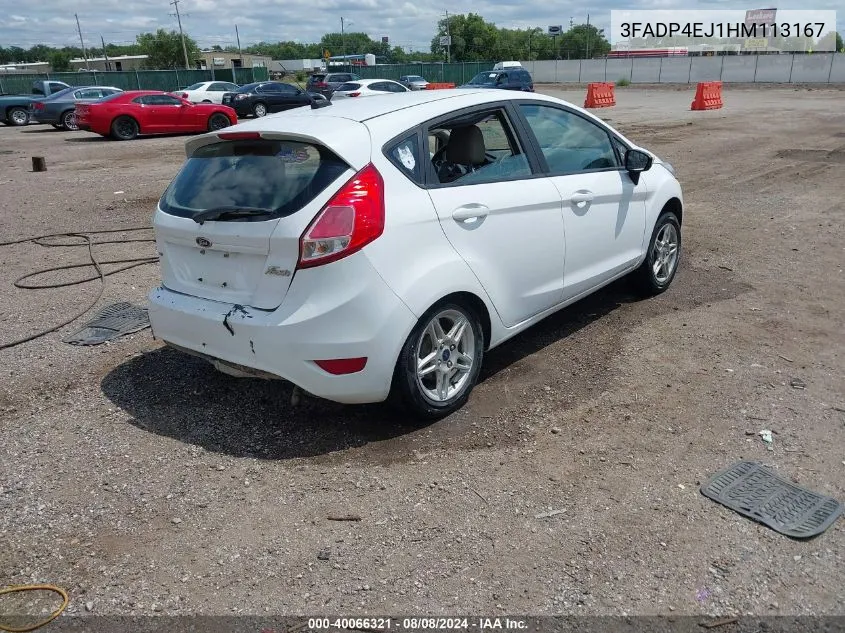 3FADP4EJ1HM113167 2017 Ford Fiesta Se