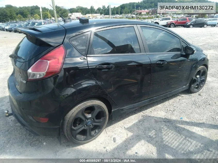 2017 Ford Fiesta St VIN: 3FADP4GX4HM130272 Lot: 40089297