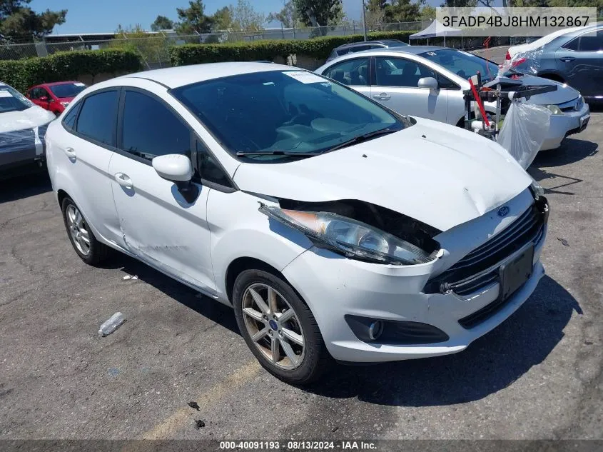 2017 Ford Fiesta Se VIN: 3FADP4BJ8HM132867 Lot: 40091193